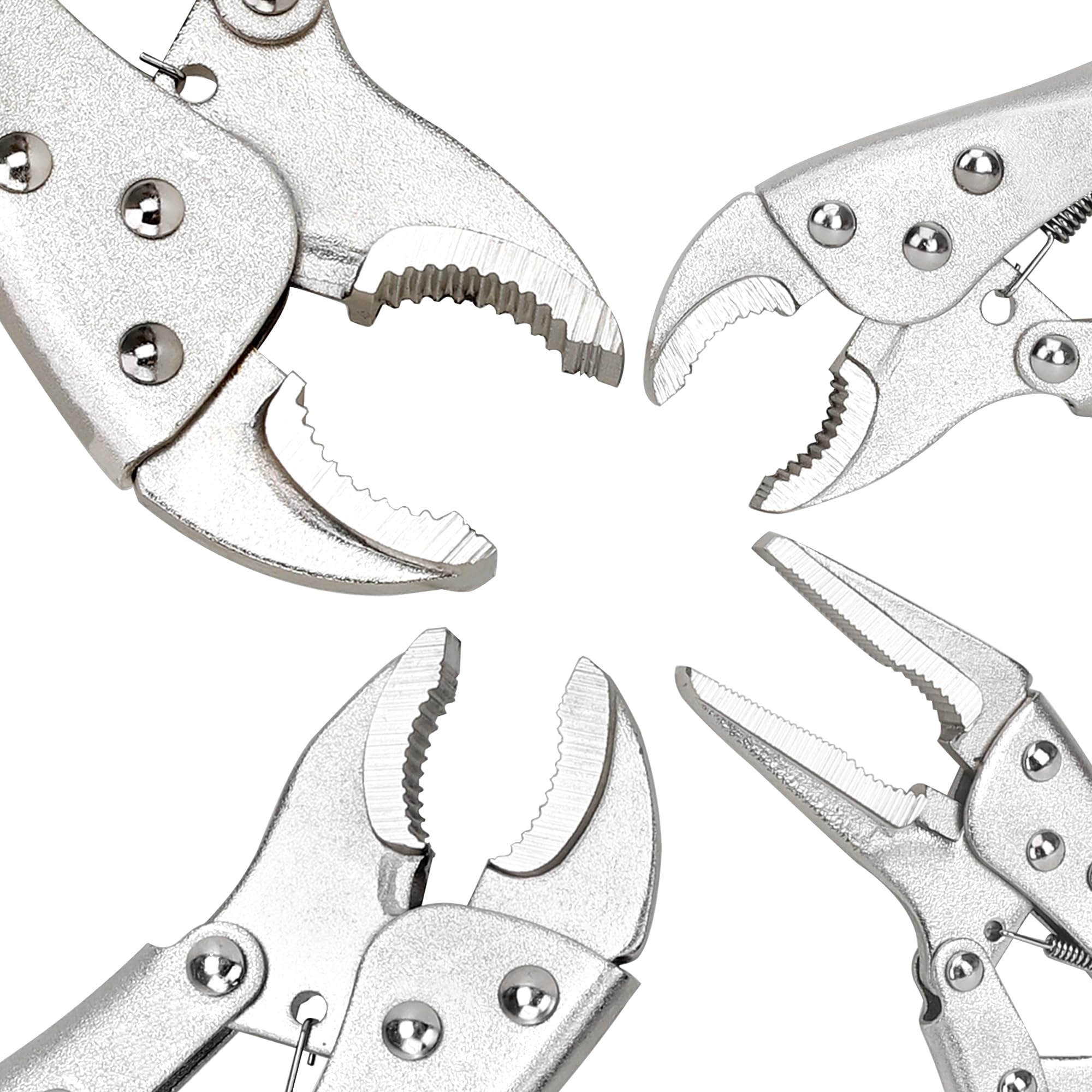 FASTPRO locking pliers 7-inch curved jaw for automotive repair and general use.