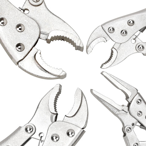 FASTPRO locking pliers 7-inch curved jaw for automotive repair and general use.