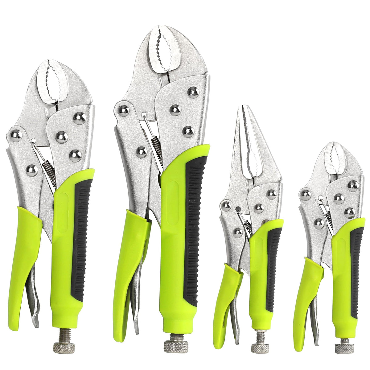 FASTPRO locking pliers 5-inch curved jaw provide precise grip for quick clamping.