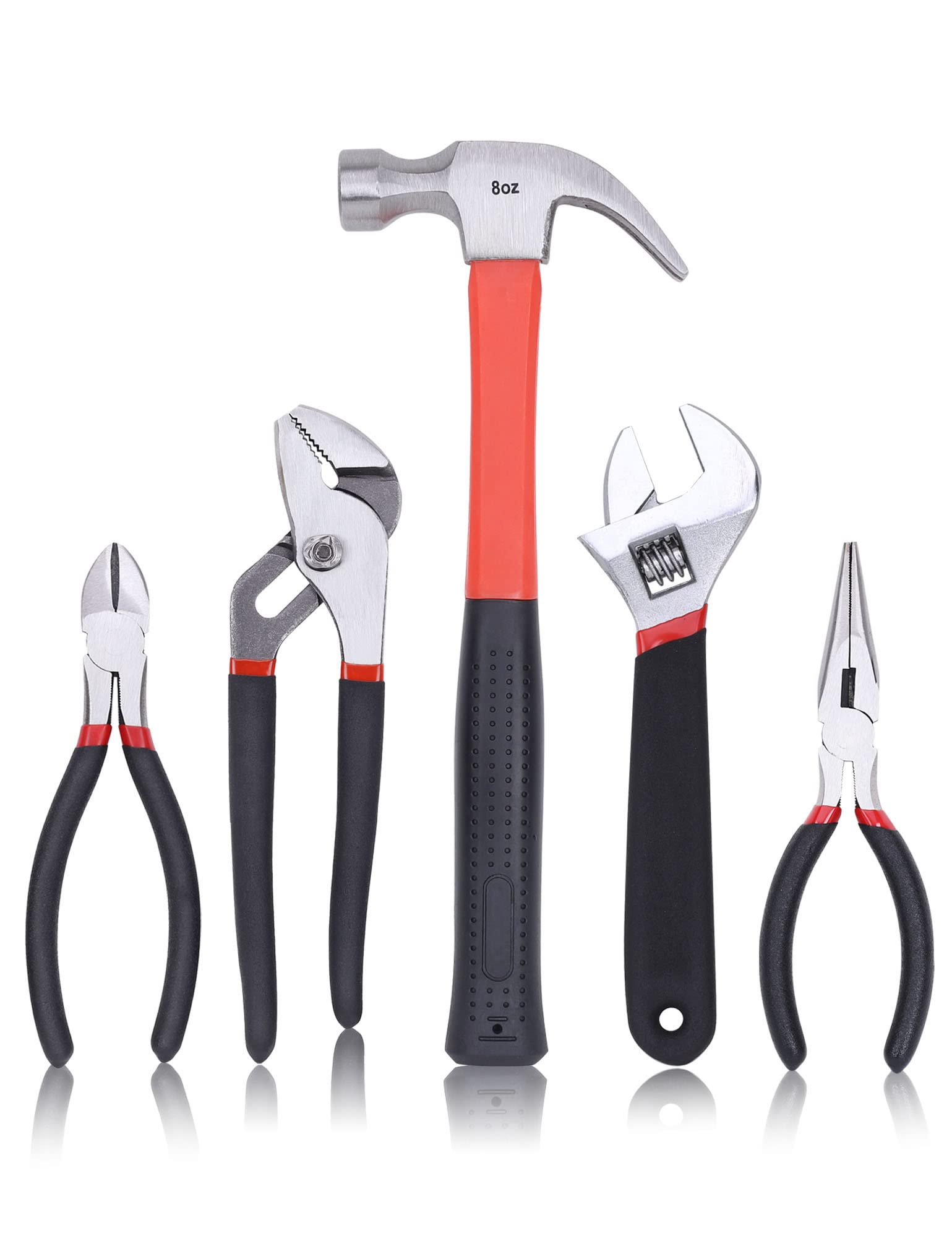 FASTPRO long nose pliers with magnetic screwdriver holder for small parts.