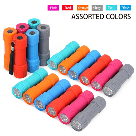 FASTPRO flashlight with rubber-coated handle for comfortable grip