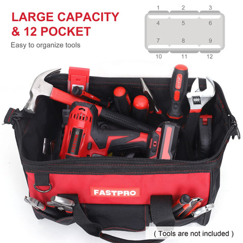 FASTPRO rubber foam bottom protects contents during transit