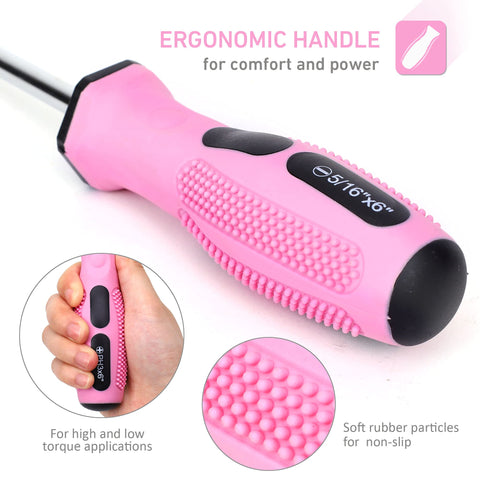 FASTPRO ergonomic non-slip handles provide comfortable control while working