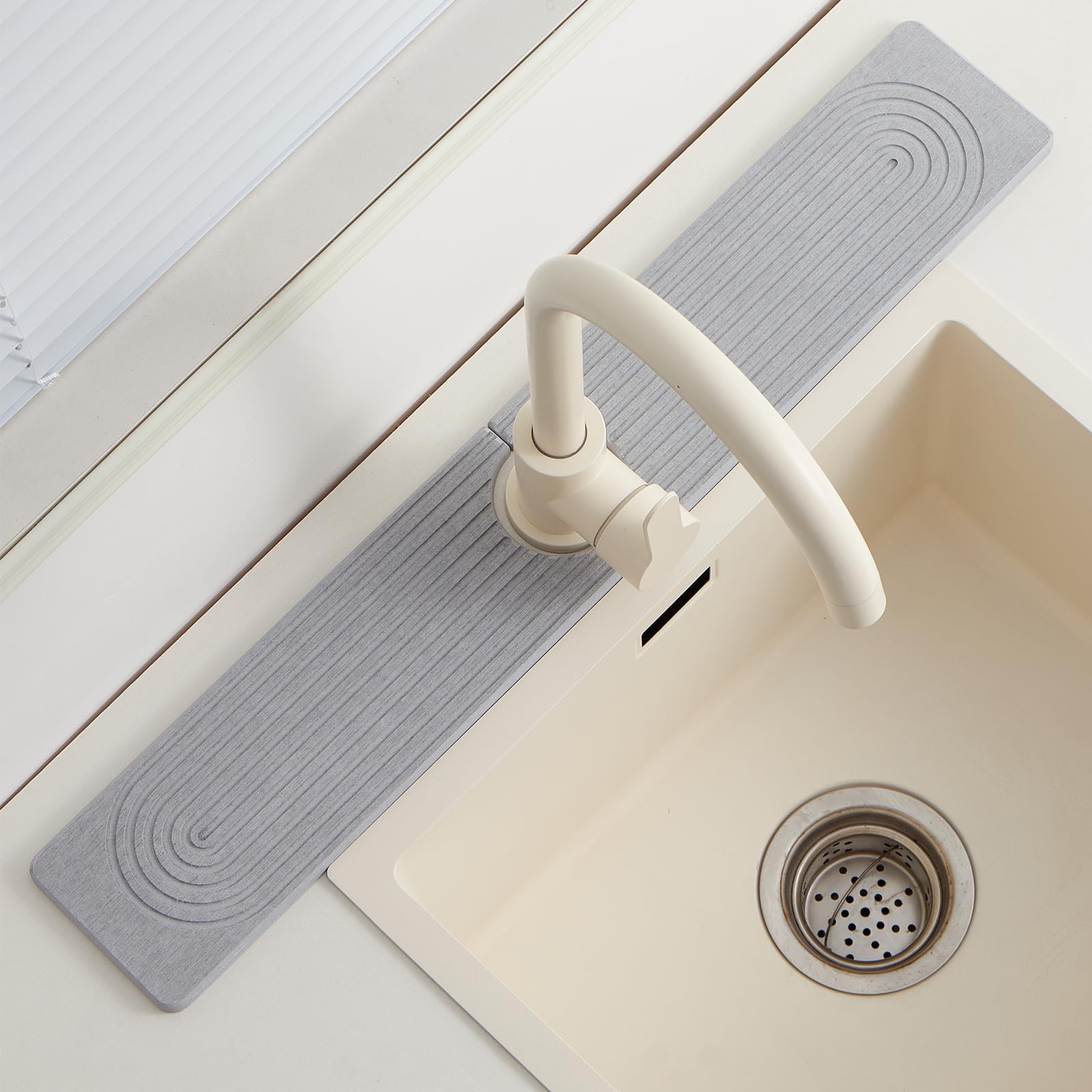 Fatilin Stone Faucet Mat diatomite surface dries quickly after use