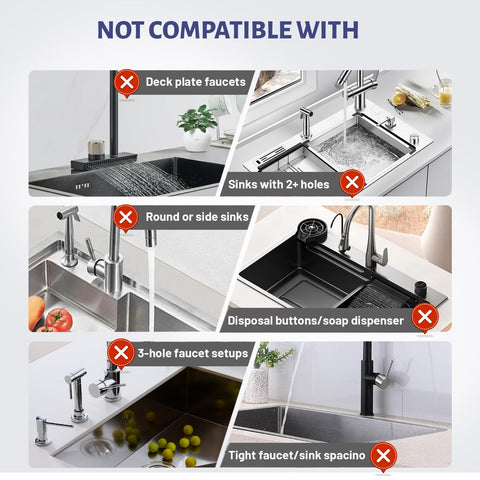 Fatilin Stone Faucet Mat with diatomite dries quickly, promoting hygienic counter space.