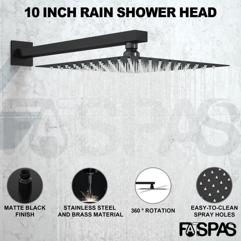 Fatspas handheld showerhead provides flexible cleaning and targeted rinsing for convenience.