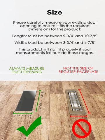 Dampers detail on Fauvip floor register enable precise airflow
