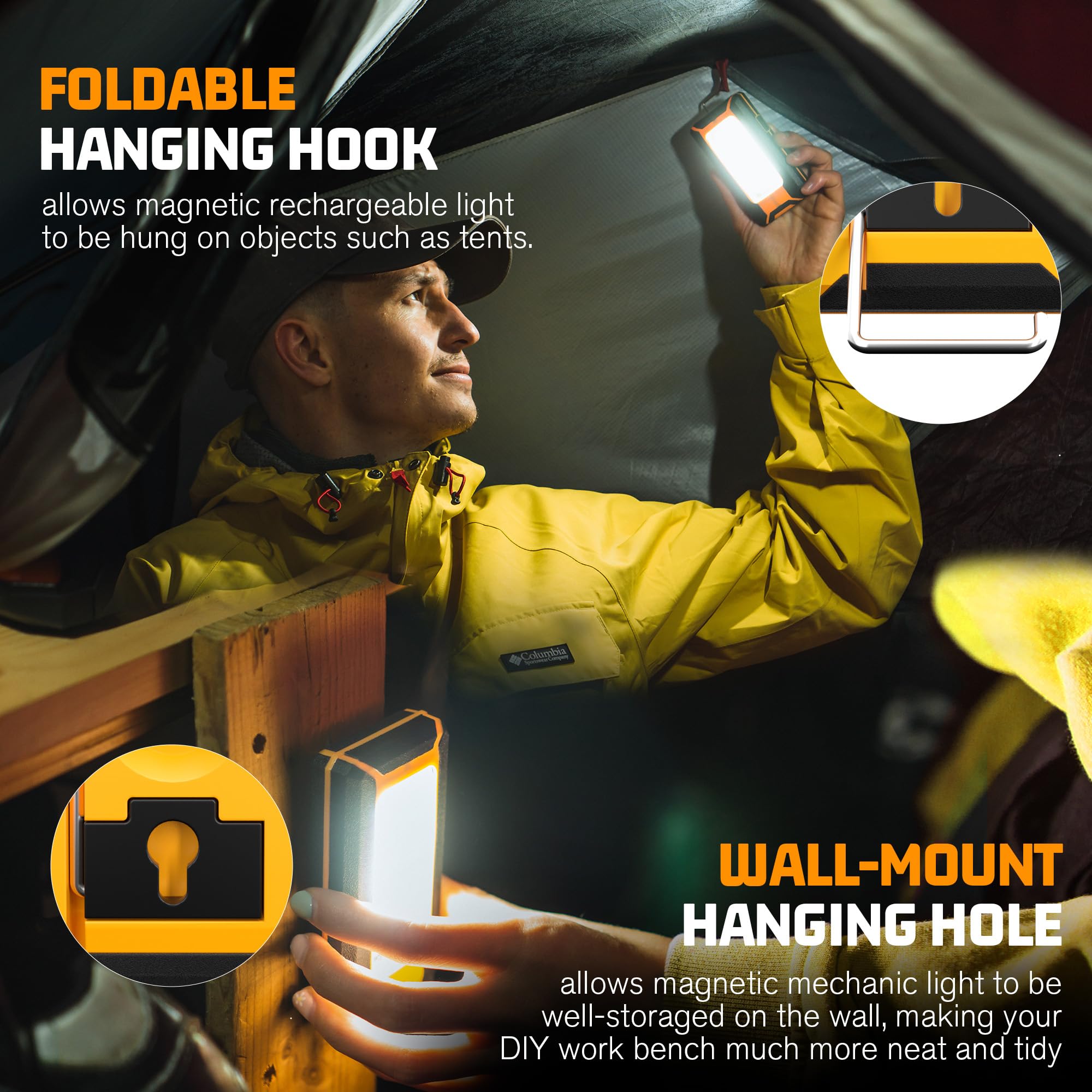 Favorlite robust ABS body with non-slip rubber for rugged use.