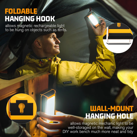Favorlite robust ABS body with non-slip rubber for rugged use.