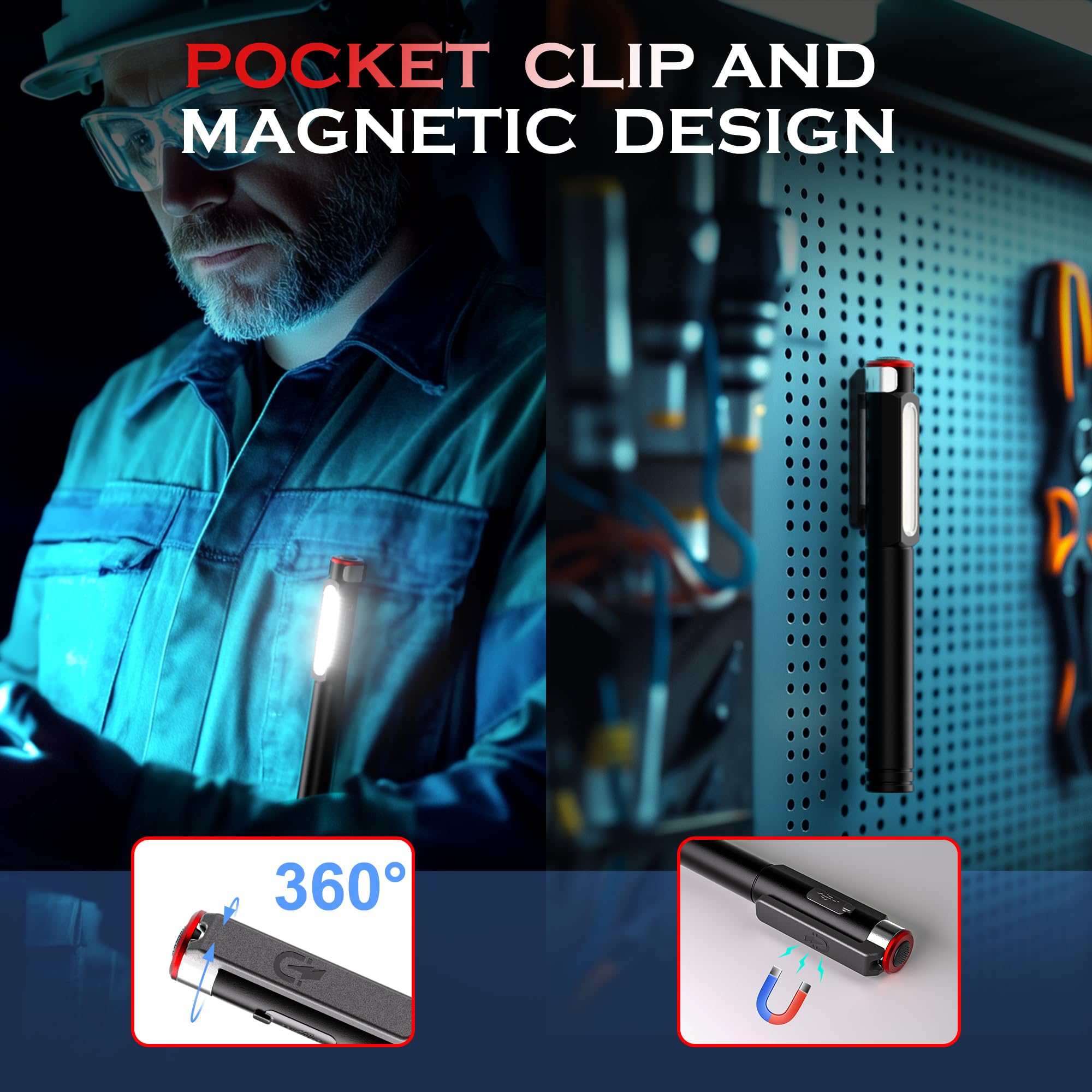 Favourlite pocket-size pen light fits easily in a pocket or bag.