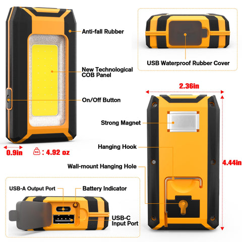 Favorlite versatile lights suitable for home, auto, camping, and emergencies.