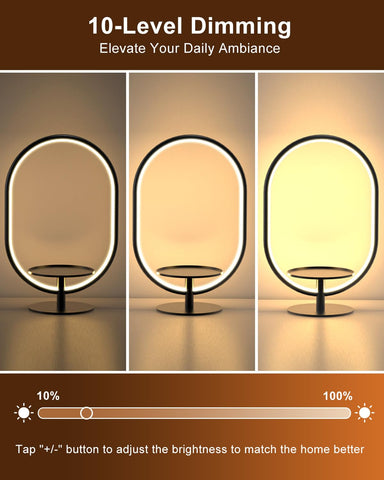 Fayabuy table lamp offers 3 color temperatures for mood and task lighting