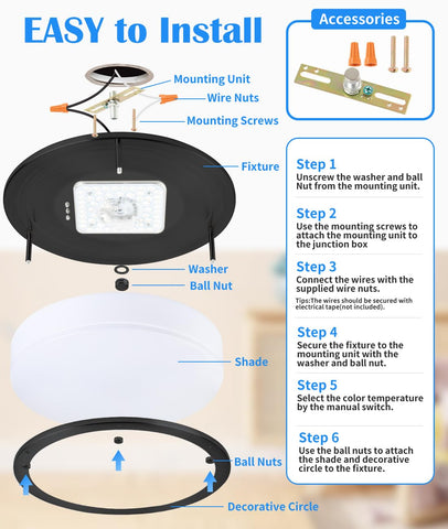 Faymart Lighting suitable for dry and damp locations like kitchens and bathrooms