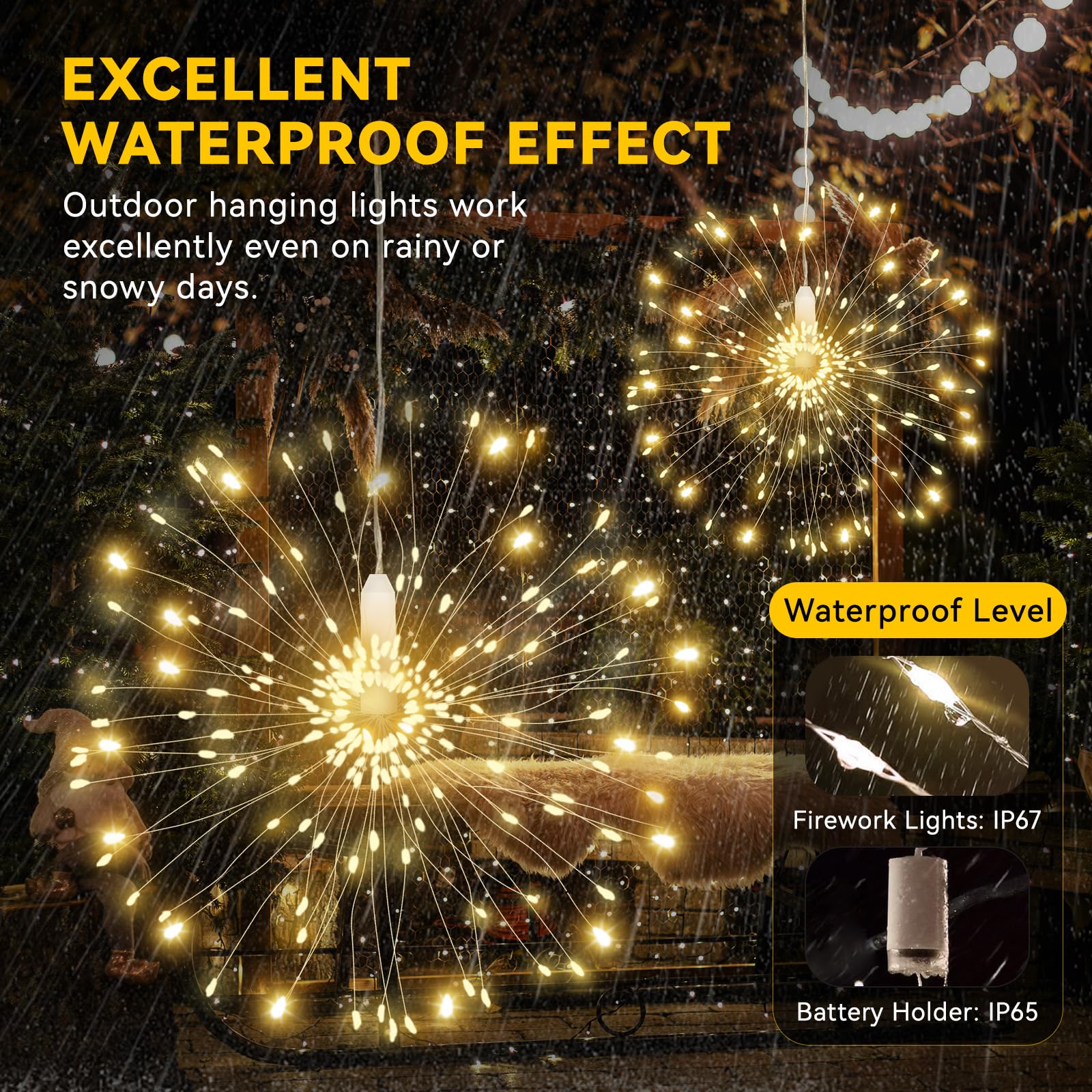 FBSPORT 120 LEDs provide bright glow with adjustable brightness for any setting.