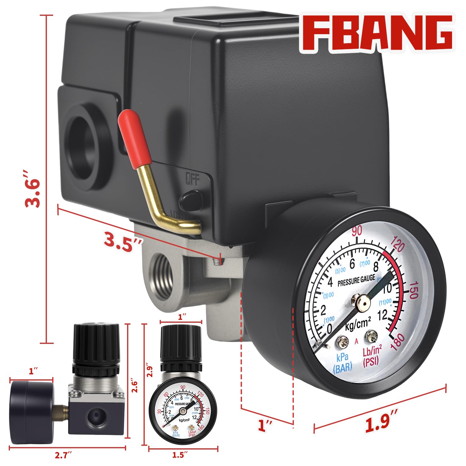 FBANG safety valve release protects equipment from overpressure during use.