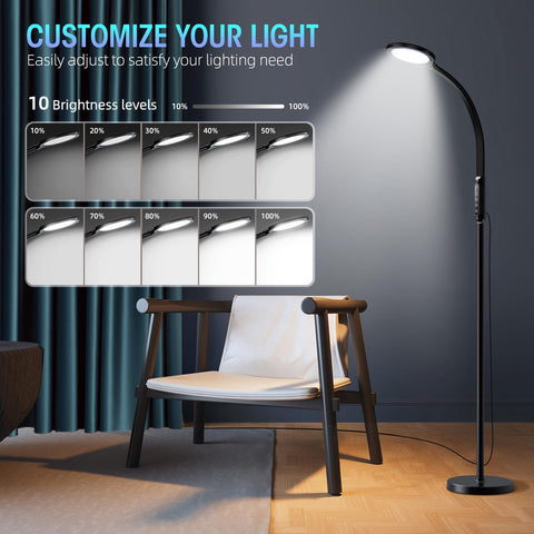 FBBJFF 360-degree gooseneck enables precise light direction