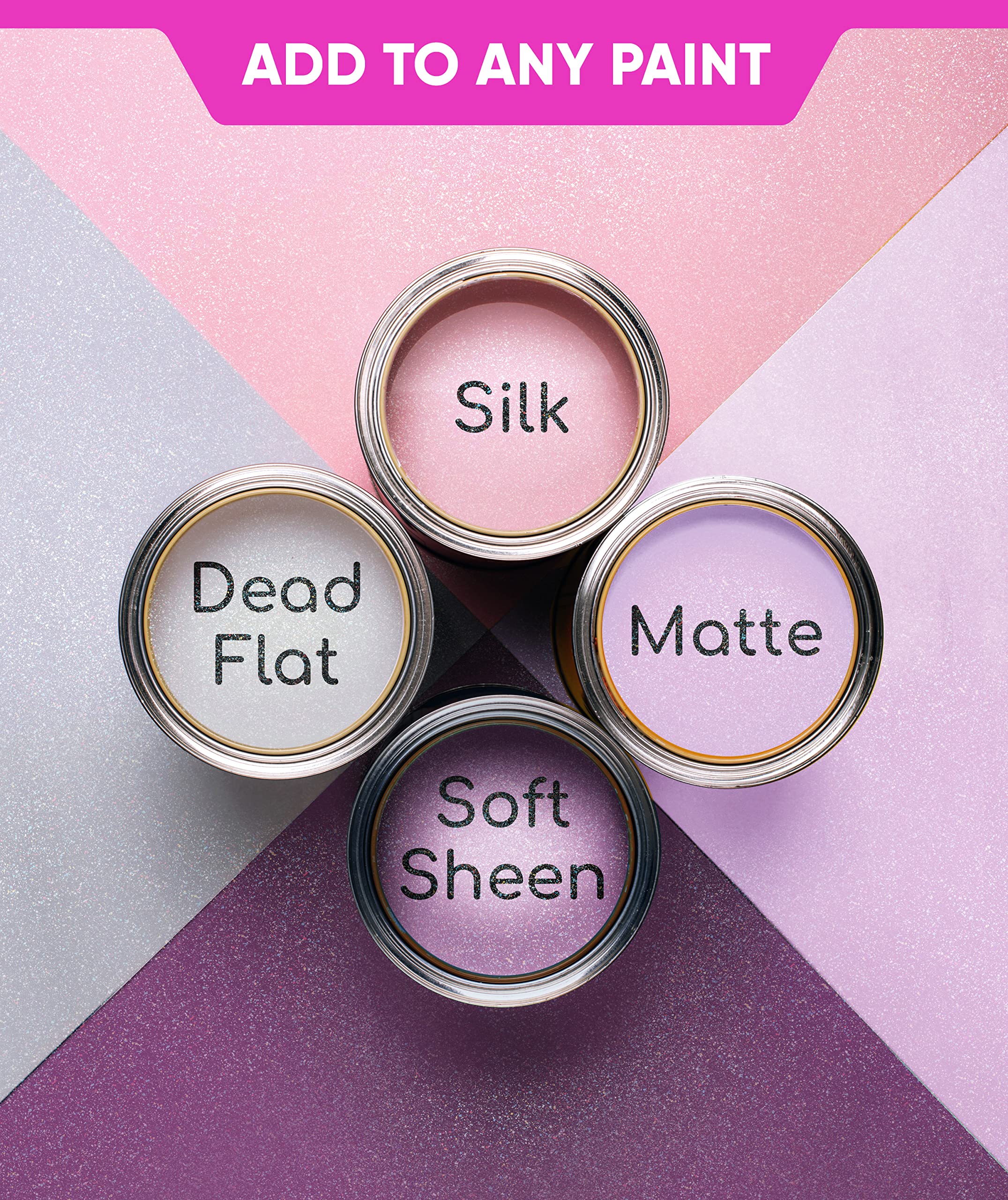 FBGC Levaka glitter paint outdoor-use option adds durable sparkle to exterior surfaces.
