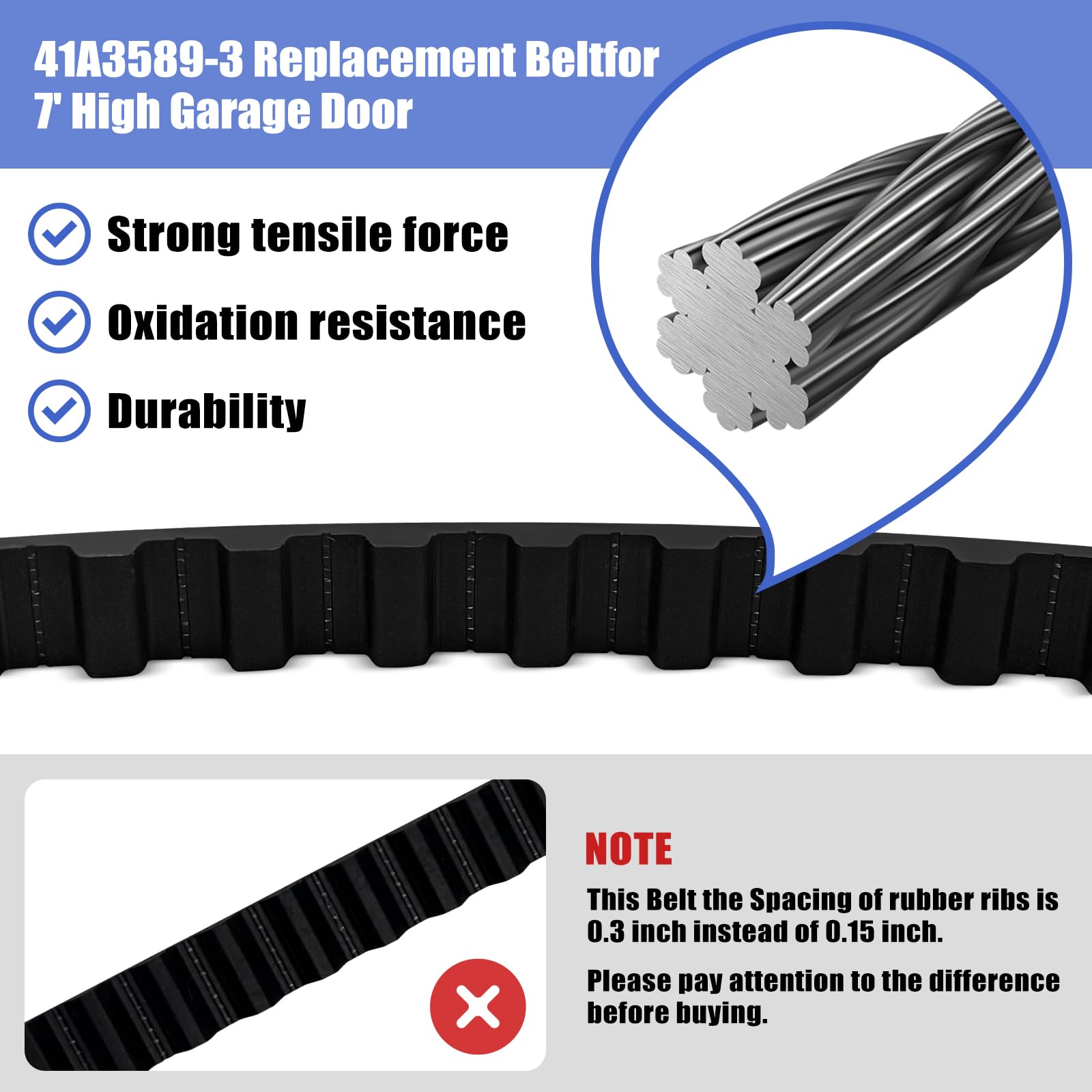 FBULWSEC 41A3589-3 12 grooves per 6 inches detail