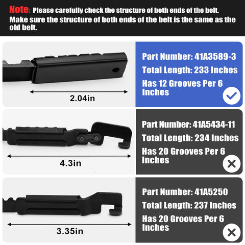 FBULWSEC 41A3589-3 steel belt clips detail for durability