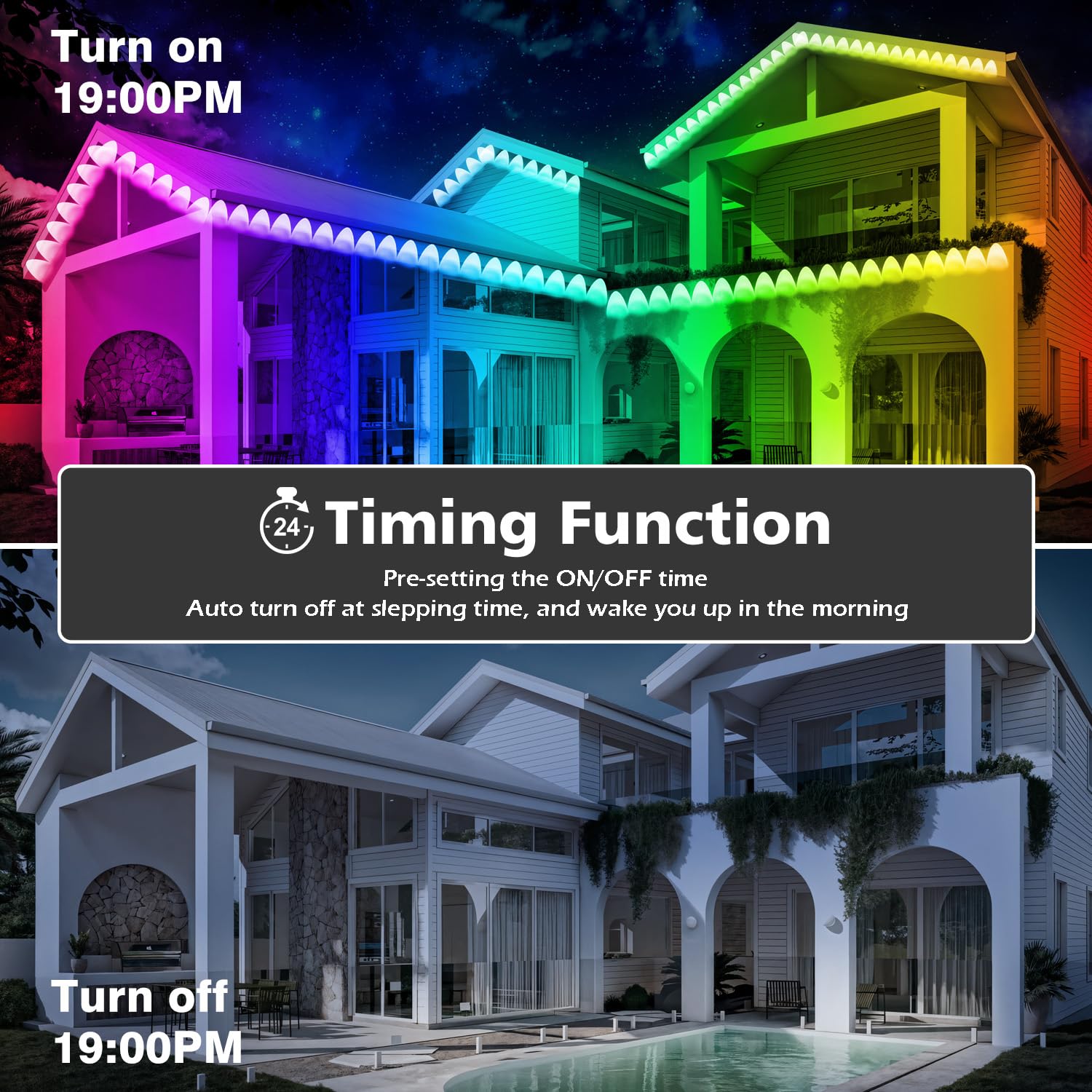 FBZ 300FT RGB lights cuttable DIY segments for customizable length