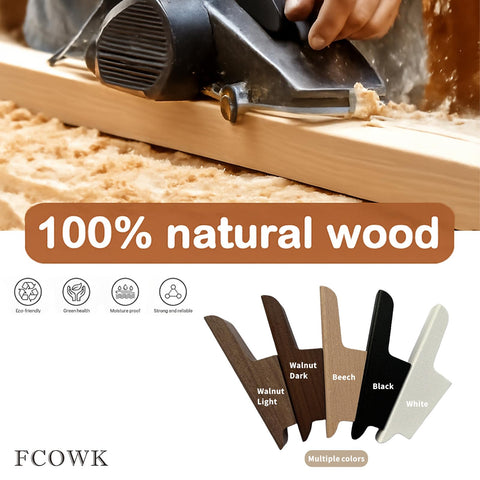 FCOWK walnut bird-inspired hook highlights unique character and natural warmth.