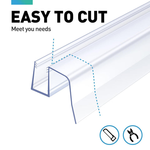 FCSOTSPS durable clear seal for shower provides long-term leak protection
