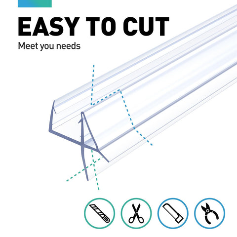 FCSOTSPS provides reliable water barrier across frameless doors