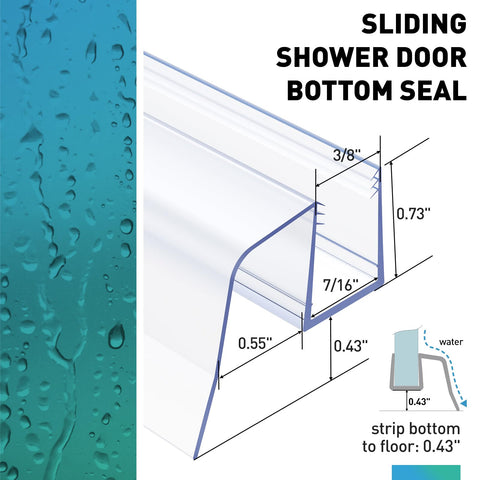 FCSOTSPS water barrier for shower seal, keeps water in shower space.