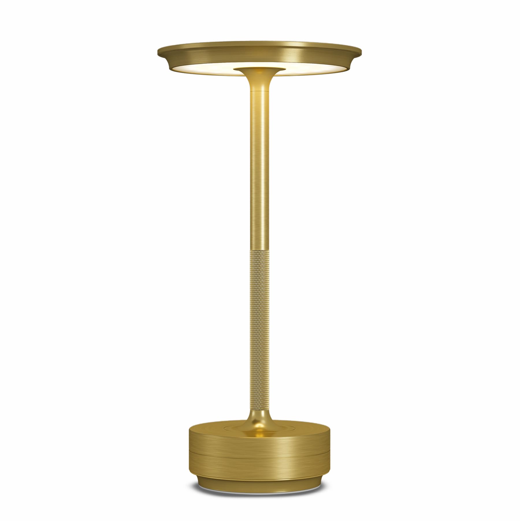 FDIDC LED table lamp with top spiral touch for effortless control and ambiance