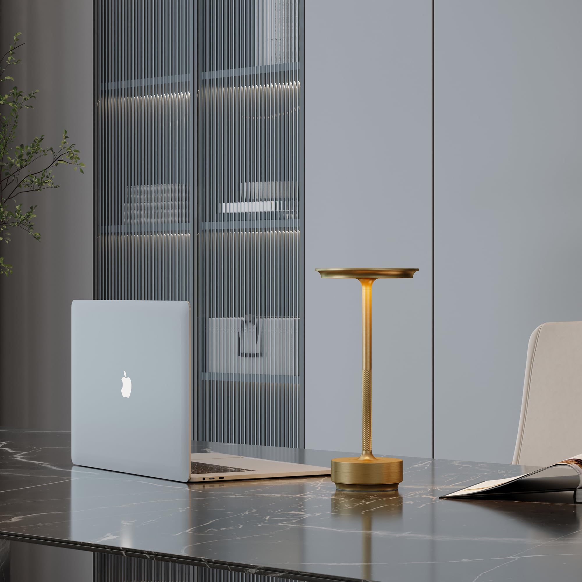 FDIDC lamp featuring three color options and stepless dimming for mood setting
