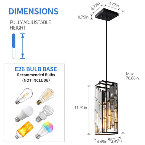 FDPBY 3-pack pendant light includes hardware for quick installation