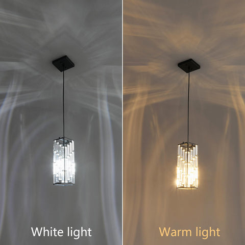 FDPBY black pendant light installation guide with included components
