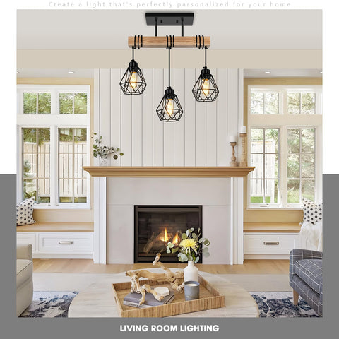 Feanron dimmable pendant suits mood when paired with compatible dimmers
