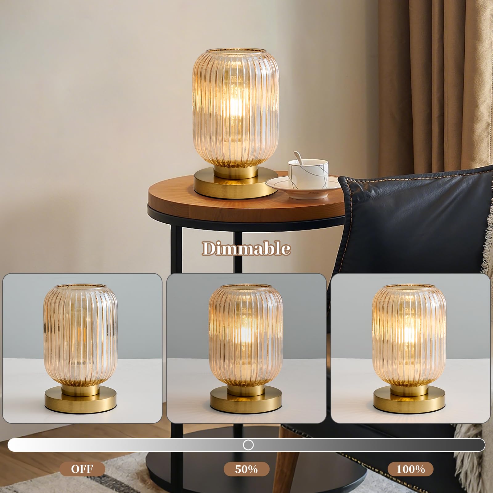 Feasey bedside lamp fits living rooms and offices with versatile lighting.
