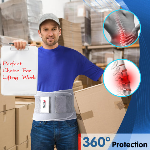 Outer hook-and-loop fasteners allow a secure, adjustable fit.