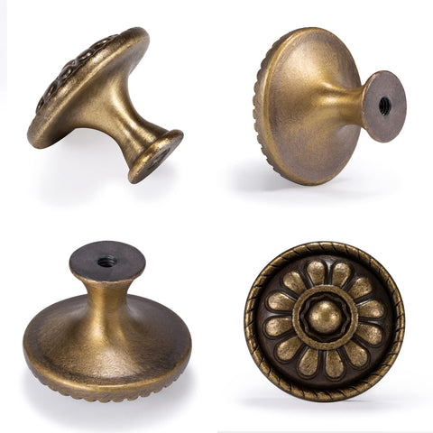 Fecraf antique brass close-up shows plating and durable finish