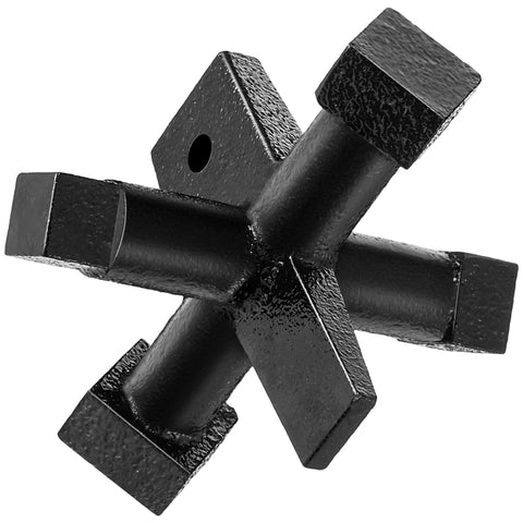 Feekoon 6-sided cleanout wrench grips drum trap plug for easy removal.