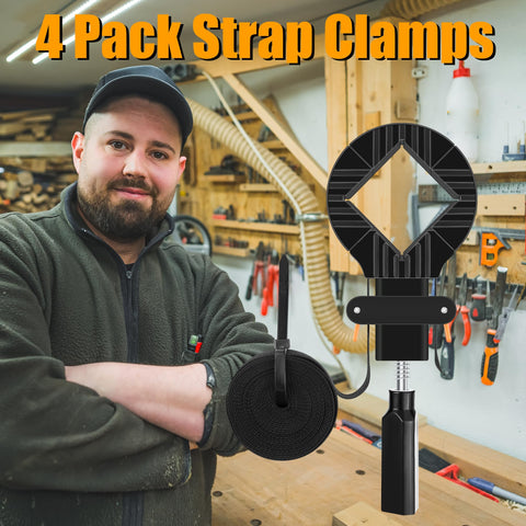 Feekoon clamps adapt to large frames, shelves, and plant stands.