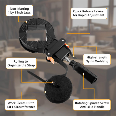 Feekoon quick-release handle enables fast, adjustable clamping