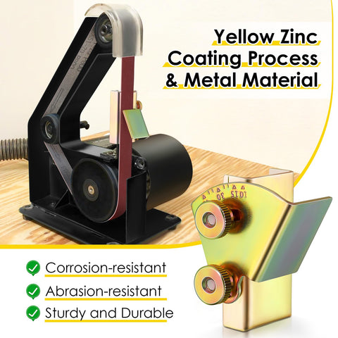 Feekoon yellow zinc-coated angle guide resists corrosion and wear for durable performance