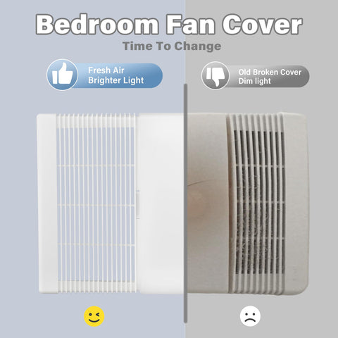 Feeligivin S89852000 white grille and lens brighten spaces with clearer light.