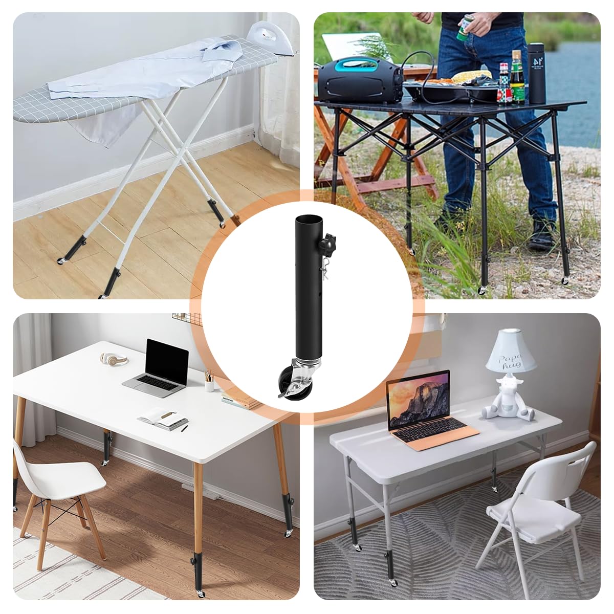Feeloco mobility ready for desks or tables on multiple surfaces