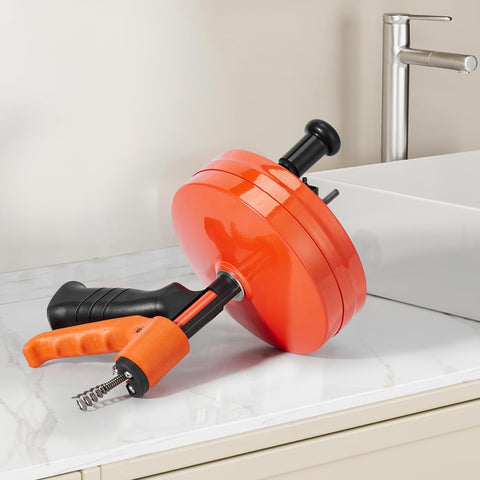 Feeloco professional-grade home plumbing snake tool for DIYers.