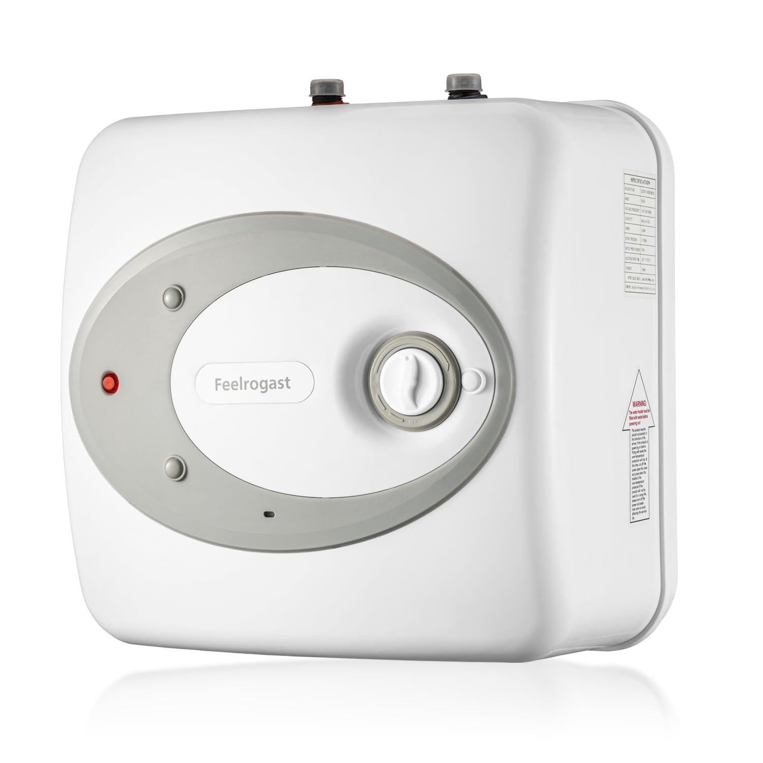 Feelrogast electric mini tank water heater under sink delivers instant hot water