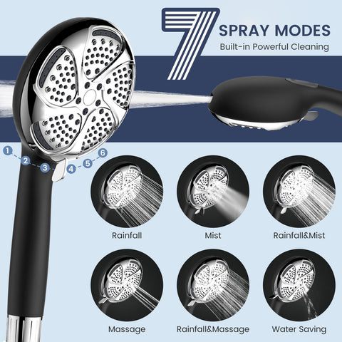 FEELSO anti-clog nozzles prevent mineral buildup for consistent spray