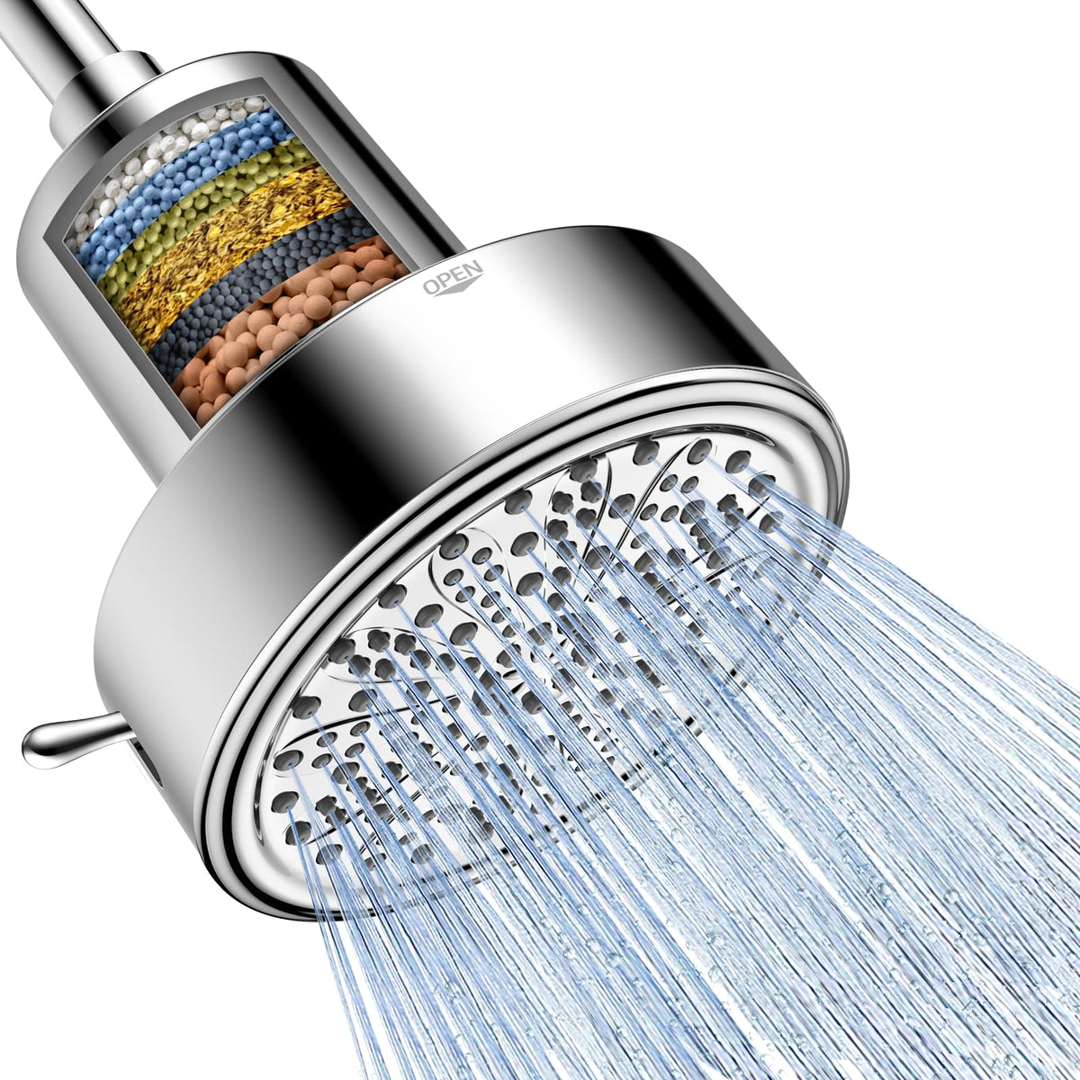 FEELSO Filtered Shower Head high-pressure rainfall for an energizing start