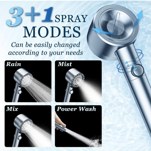 FEELSO pause button enables instant water stop for shampooing.