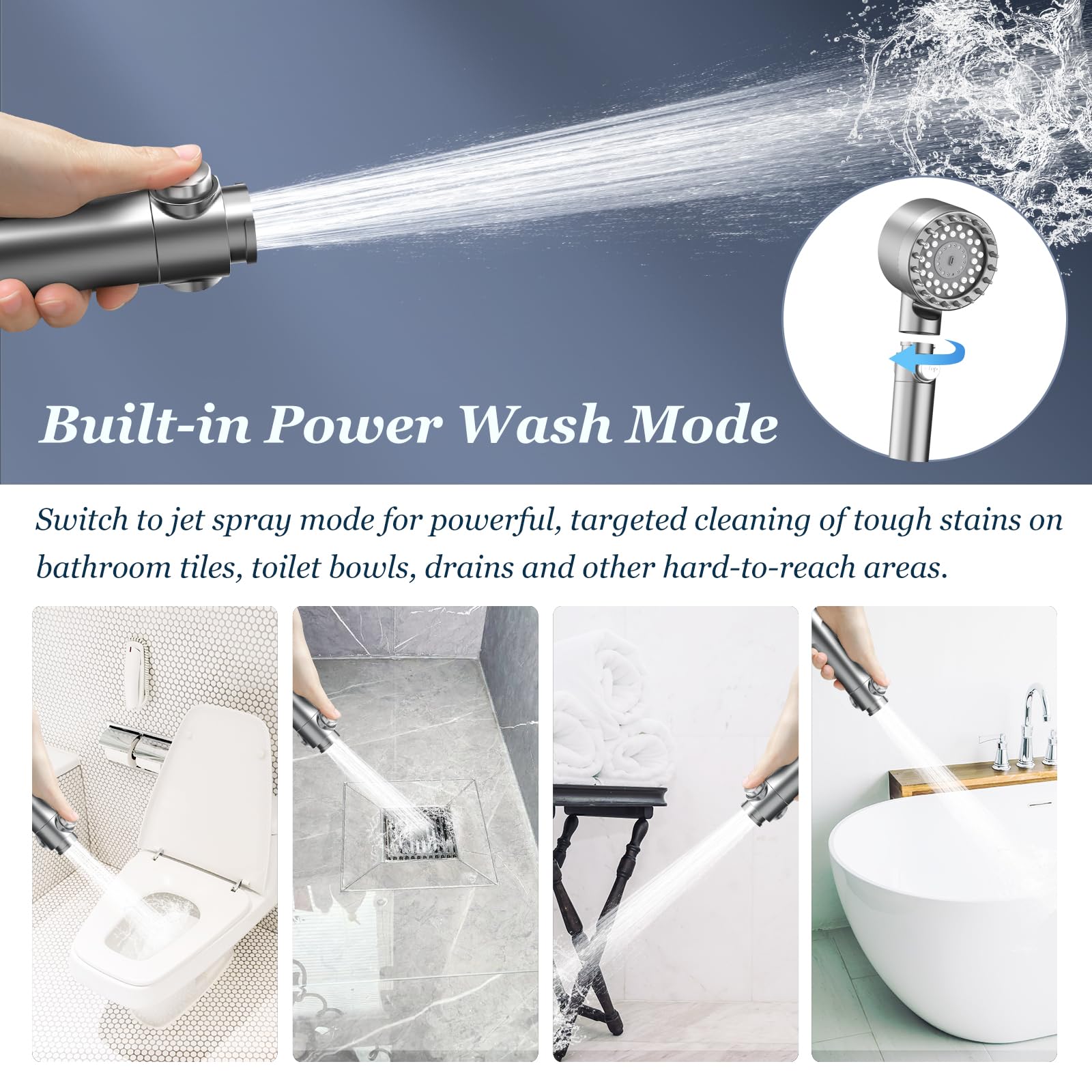 FEELSO filtered shower head water-saving design lowers utility costs