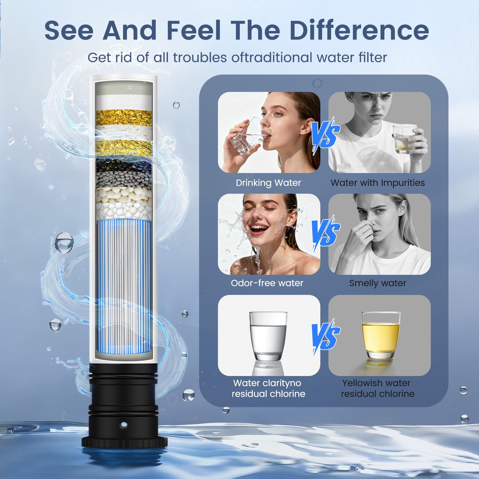 FEELSO installation-ready faucet with easy DIY setup and online guidance.