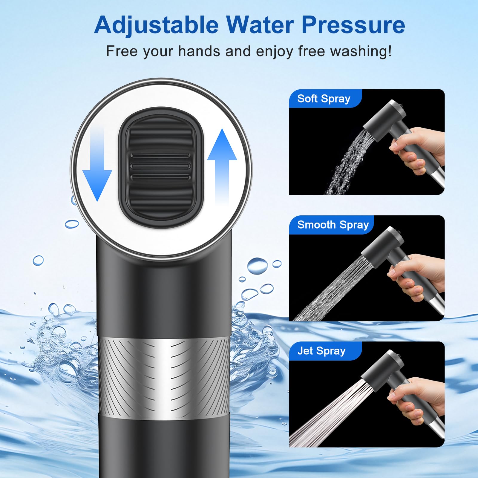FEELSO replaceable filter cartridge ensures cleaner water and fewer contaminants during use